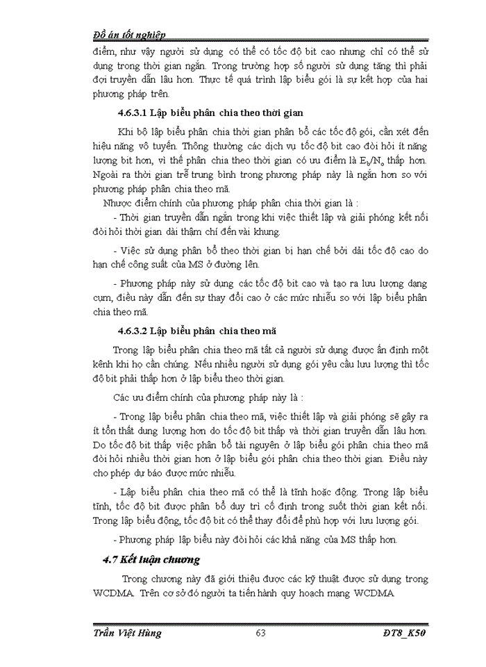 image for page Các giải pháp kỹ thuật trong WCDMA