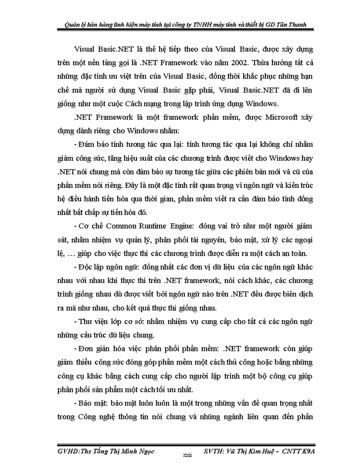 image for page Xây dựng chương trình quản lý bán hàng linh kiện máy tính