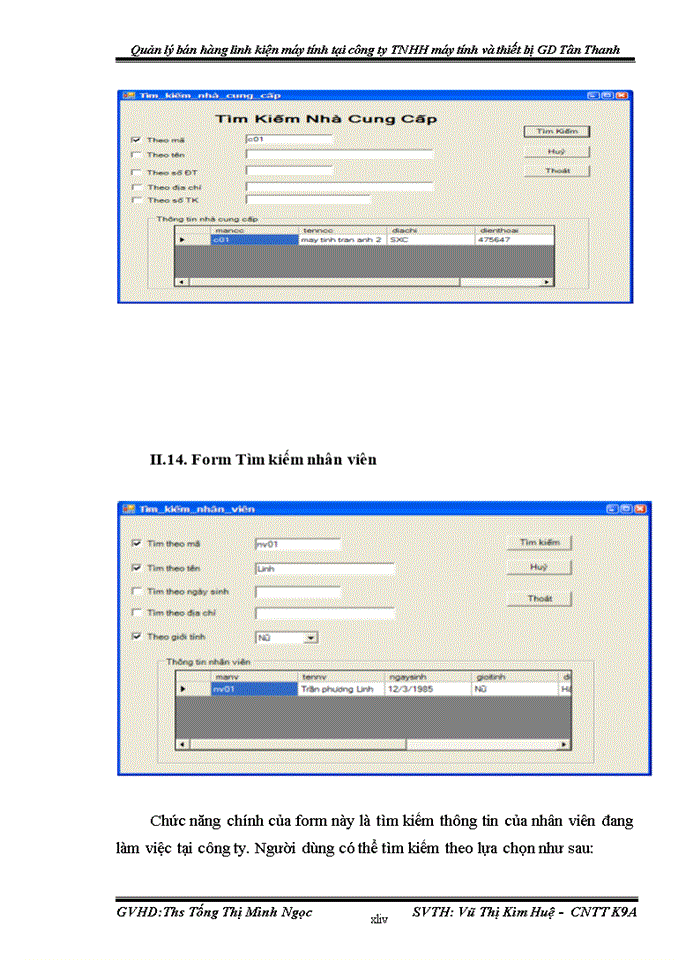 image for page Xây dựng chương trình quản lý bán hàng linh kiện máy tính