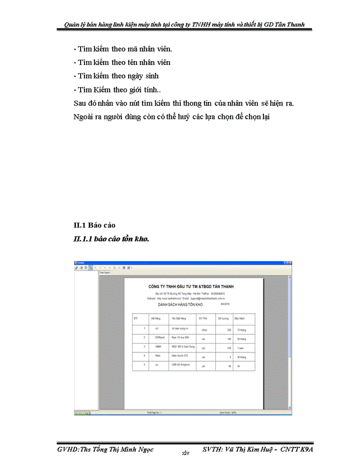 image for page Xây dựng chương trình quản lý bán hàng linh kiện máy tính
