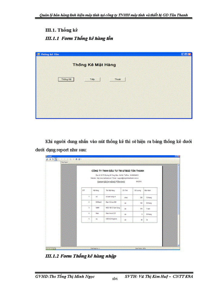 image for page Xây dựng chương trình quản lý bán hàng linh kiện máy tính