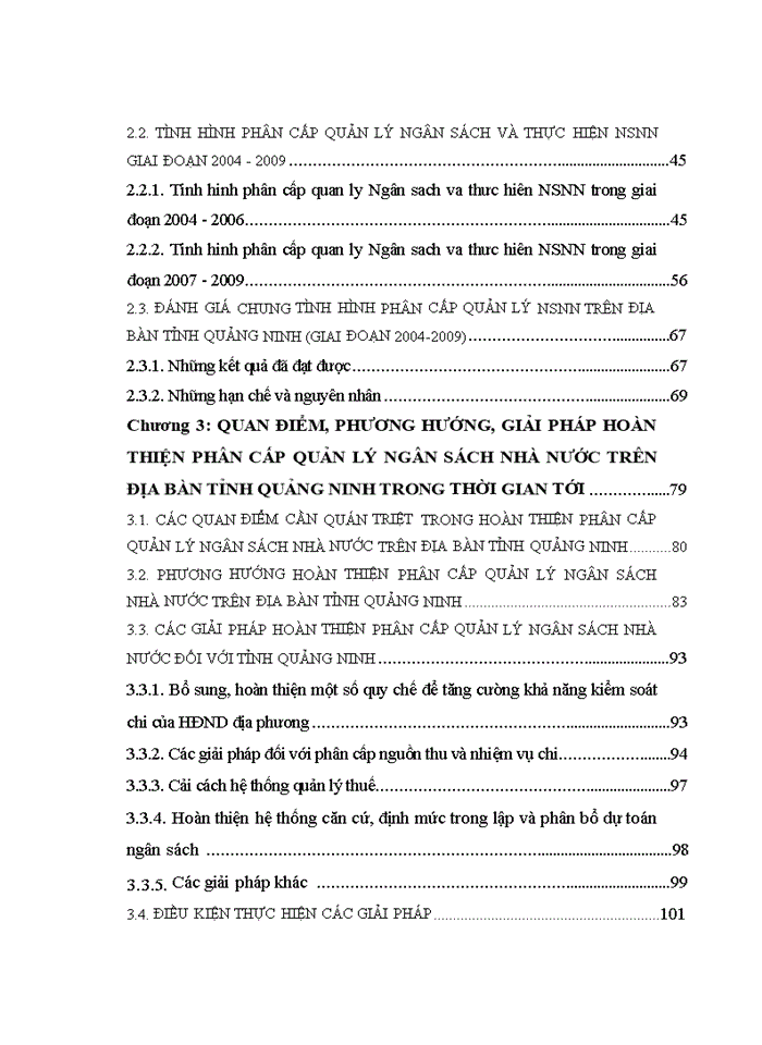 image for page Hoàn thiện phân cấp quản lý Ngân sách Nhà nước trên địa bàn tỉnh Quảng Ninh