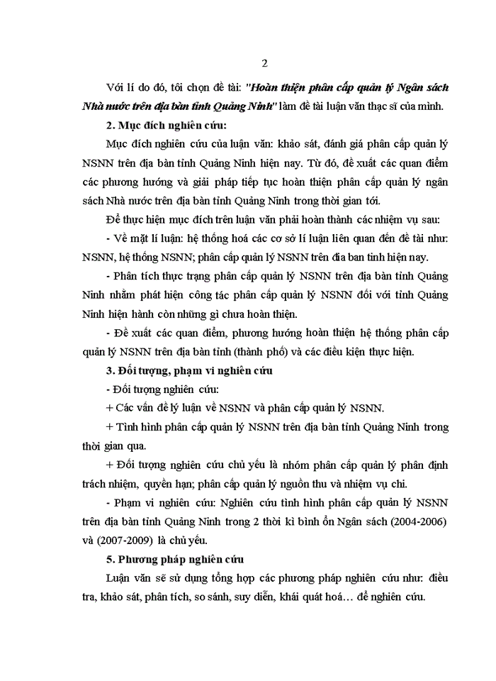 image for page Hoàn thiện phân cấp quản lý Ngân sách Nhà nước trên địa bàn tỉnh Quảng Ninh