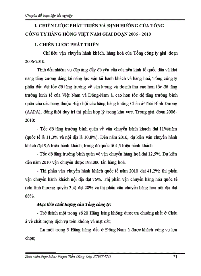 image for page Thực trạng và giải pháp đầu tư phát triển ngành vận tải hàng không của Tổng công ty hàng không Việt Nam