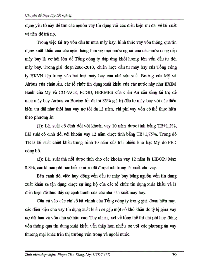 image for page Thực trạng và giải pháp đầu tư phát triển ngành vận tải hàng không của Tổng công ty hàng không Việt Nam