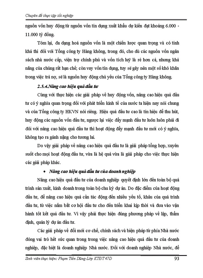 image for page Thực trạng và giải pháp đầu tư phát triển ngành vận tải hàng không của Tổng công ty hàng không Việt Nam