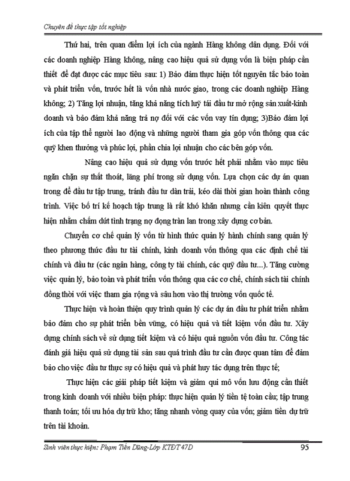 image for page Thực trạng và giải pháp đầu tư phát triển ngành vận tải hàng không của Tổng công ty hàng không Việt Nam