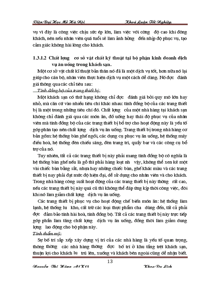 image for page Một số giải pháp nhằm nâng cao chất lượng dịch vụ ăn uống tại khách sạn Thiên Thai