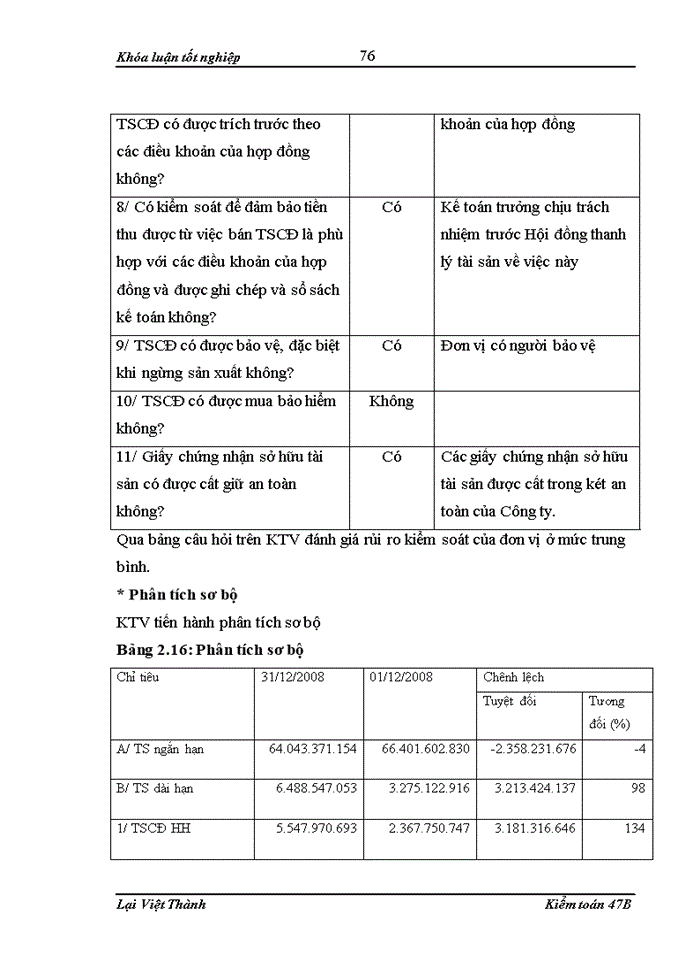 image for page Hoàn thiện kiểm toán khoản mục tài sản cố định trong kiểm toán báo cáo tài chính do Chi nhánh Công ty TNHH Kiểm toán và Tư vấn A&C tại Hà Nội thực hiện