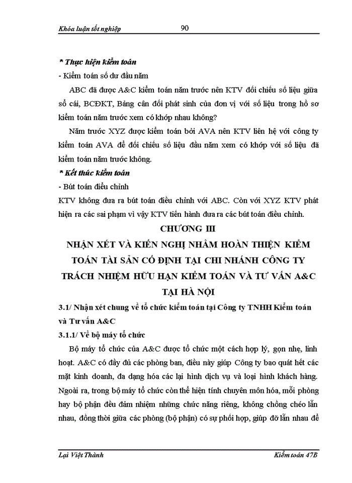 image for page Hoàn thiện kiểm toán khoản mục tài sản cố định trong kiểm toán báo cáo tài chính do Chi nhánh Công ty TNHH Kiểm toán và Tư vấn A&C tại Hà Nội thực hiện