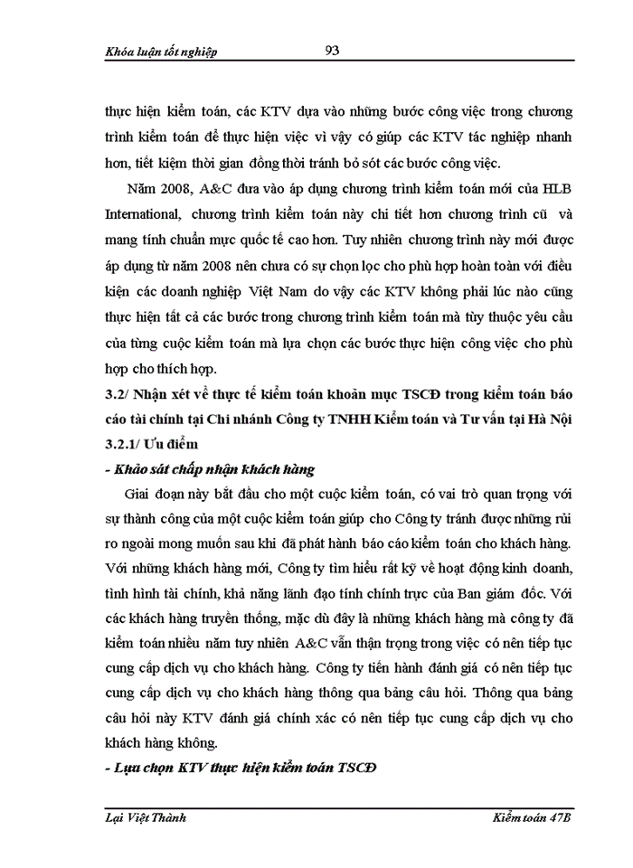 image for page Hoàn thiện kiểm toán khoản mục tài sản cố định trong kiểm toán báo cáo tài chính do Chi nhánh Công ty TNHH Kiểm toán và Tư vấn A&C tại Hà Nội thực hiện