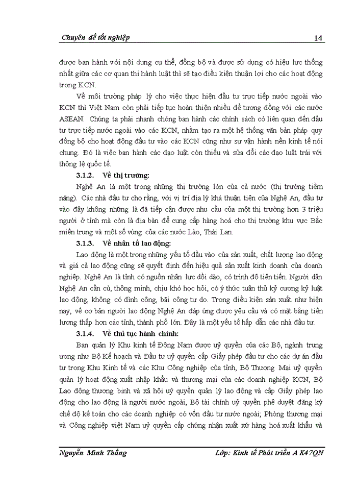 image for page Giải pháp tăng cường thu hút đầu tư vào các khu công nghiệp ở tỉnh Nghệ An