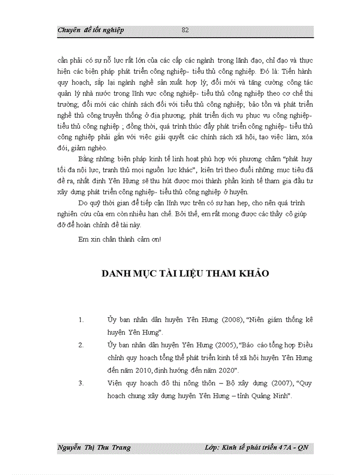 image for page Giải pháp phát triển công nghiệp – tiểu thủ công nghiệp huyện Yên Hưng – Quảng Ninh theo hướng bền vững
