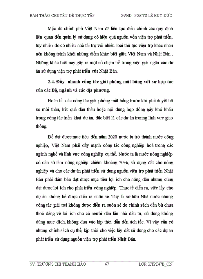 image for page Nâng cao hiệu quả sử dụng nguồn vốn ODA của Nhật Bản tại Việt Nam