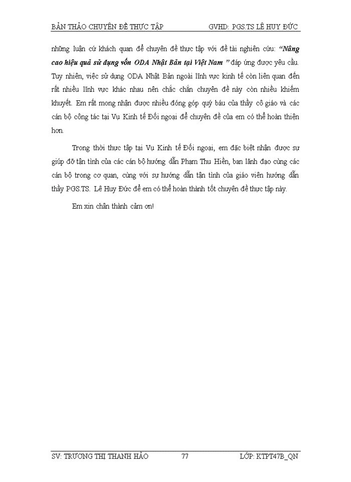 image for page Nâng cao hiệu quả sử dụng nguồn vốn ODA của Nhật Bản tại Việt Nam