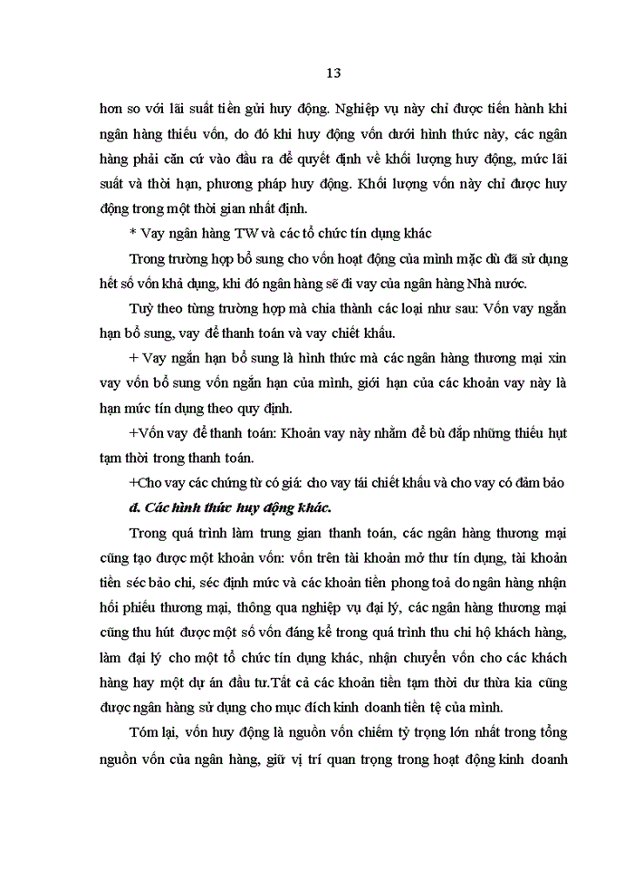 image for page Thực trạng hoạt động huy động vốn tại ngân hàng ngoại thương VIỆT NAM