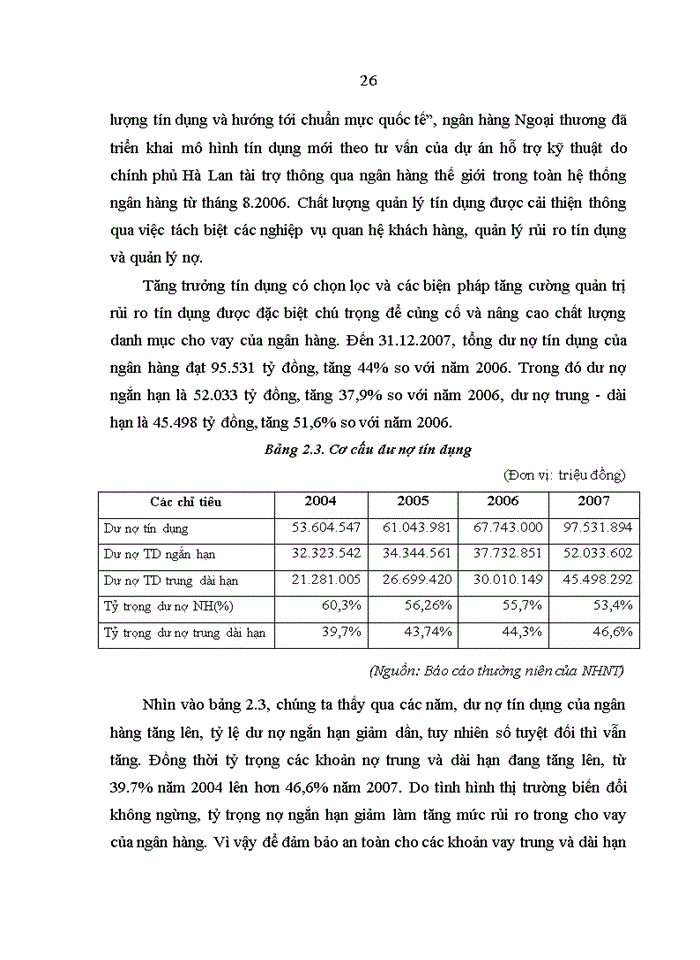image for page Thực trạng hoạt động huy động vốn tại ngân hàng ngoại thương VIỆT NAM