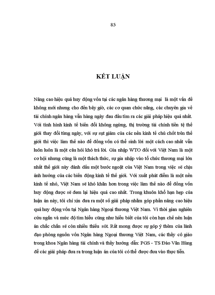 image for page Thực trạng hoạt động huy động vốn tại ngân hàng ngoại thương VIỆT NAM