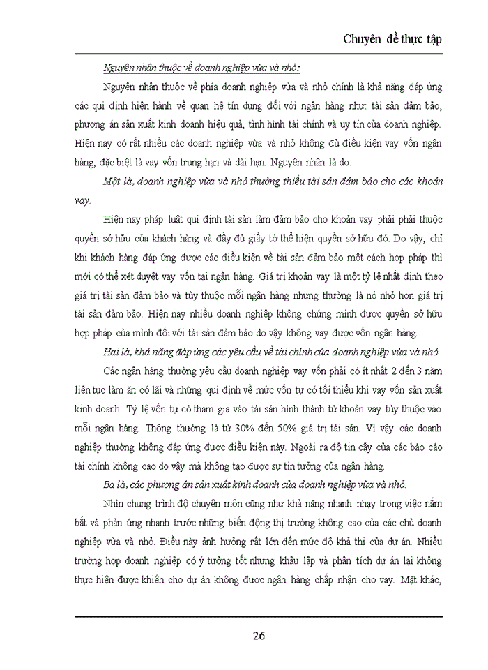 image for page Giải pháp mở rộng hoạt động tín dụng đối với doanh nghiệp vừa và nhỏ tại Chi nhánh ngân hàng nông nghiệp và phát triển nông thôn Nam Hà Nội