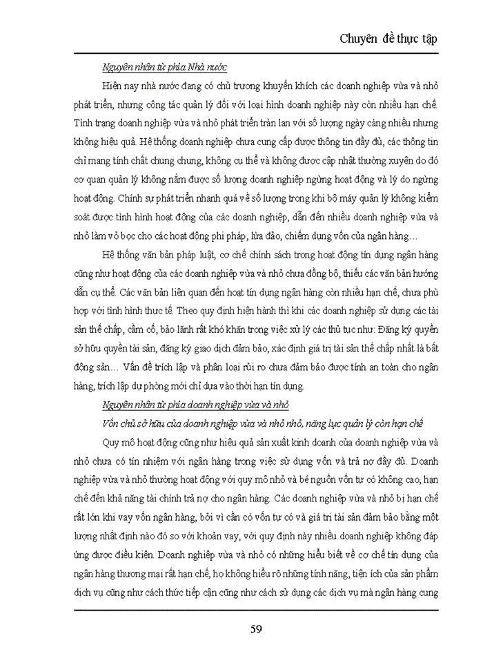 image for page Giải pháp mở rộng hoạt động tín dụng đối với doanh nghiệp vừa và nhỏ tại Chi nhánh ngân hàng nông nghiệp và phát triển nông thôn Nam Hà Nội