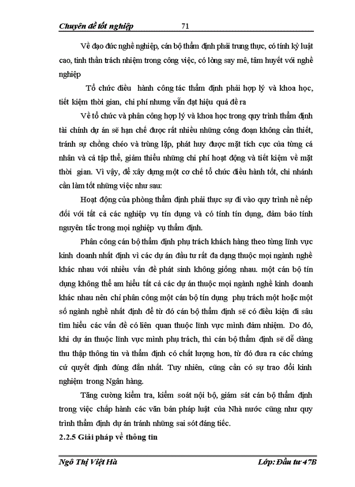 image for page Thực trạng và giải pháp nâng cao chất lượng thẩm định dự án vay vốn trung và dài hạn tại Ngân hàng Nông nghiệp và Phát triển Nông thôn Chi nhánh Nam Hà Nội