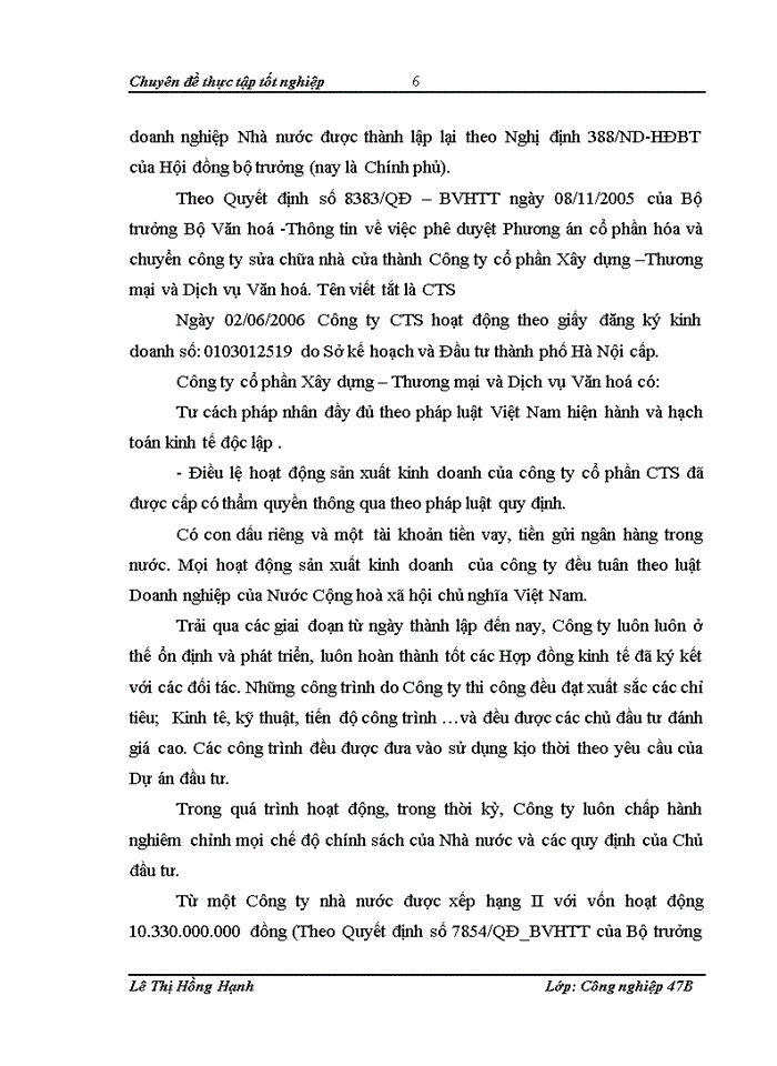 image for page Nâng khả năng thắng thầu trong đấu thầu xây dựng của công ty cổ phần Xây dựng Thương mại và Dịch vụ Văn hóa
