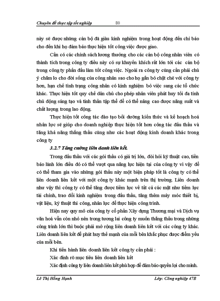 image for page Nâng khả năng thắng thầu trong đấu thầu xây dựng của công ty cổ phần Xây dựng Thương mại và Dịch vụ Văn hóa