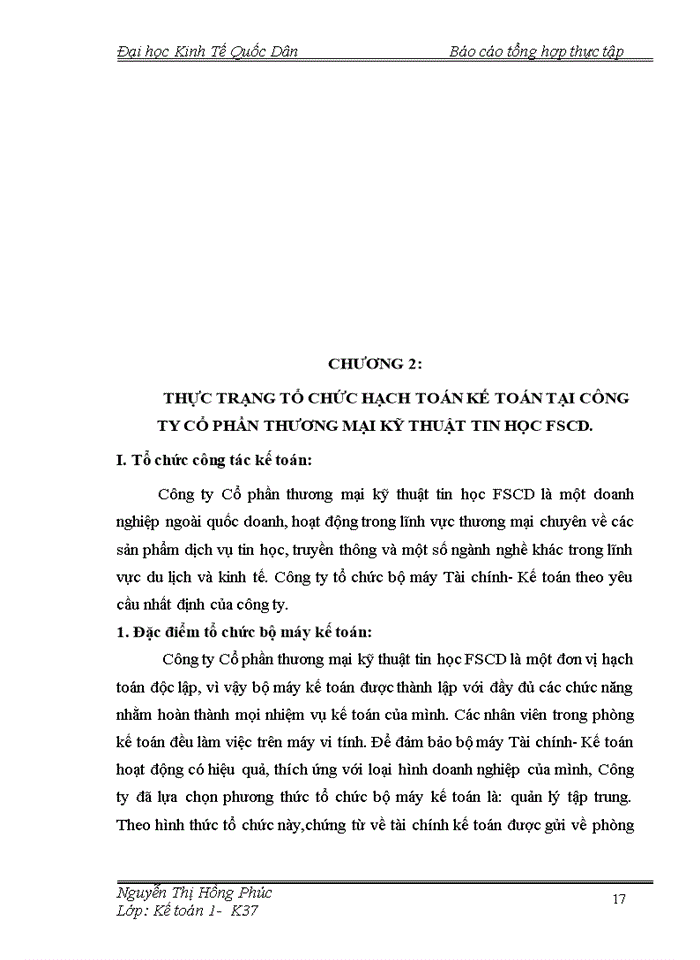 image for page Thực trạng công tác kế toán bán hàng và xác định kết quả kinh doanh tại Công ty cổ phần thương mại kỹ thuật tin học  FSCD
