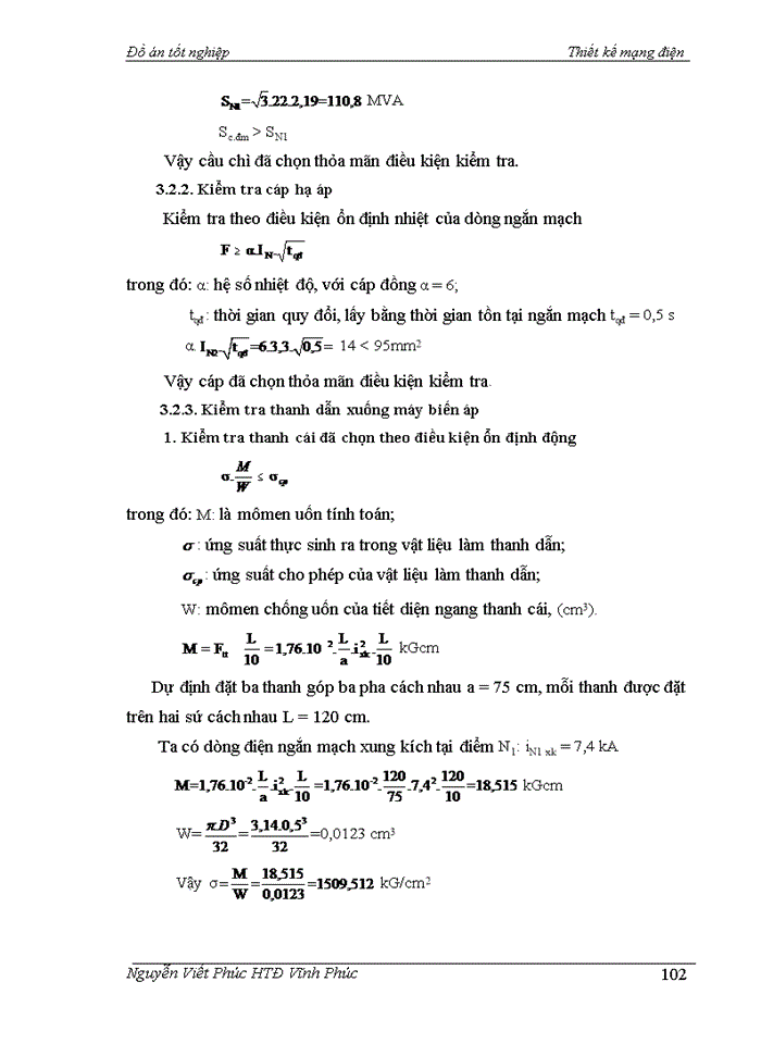 image for page thiết kế trạm biến áp 100 kVA - 22/0,4 KV