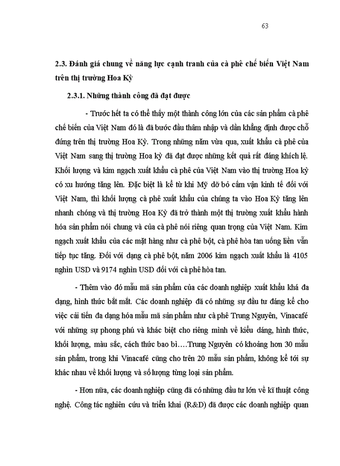 image for page Nâng cao năng lực cạnh tranh của cà phê chế biến Việt Nam trên thị trường Hoa Kỳ