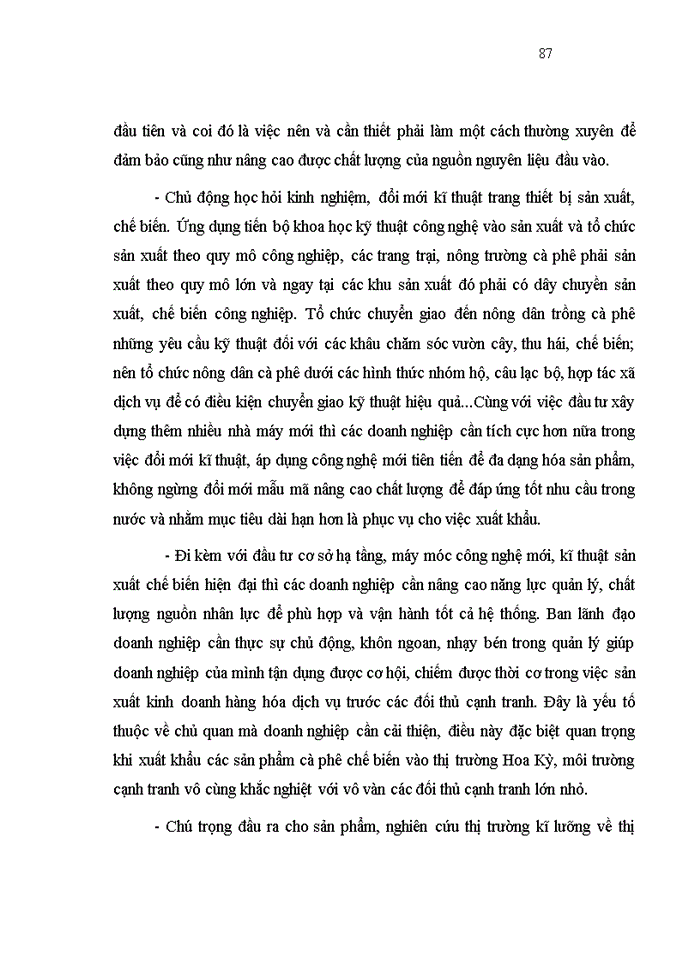 image for page Nâng cao năng lực cạnh tranh của cà phê chế biến Việt Nam trên thị trường Hoa Kỳ