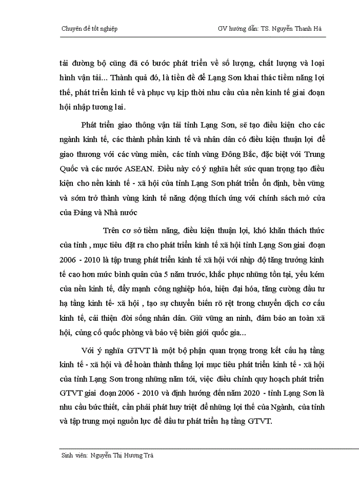 image for page Thực trạng quy hoạch phát triển GTVT tỉnh Lạng Sơn giai đoạn 2006 - 2010 và định hướng quy hoạch phát triển GTVT tỉnh Lạng Sơn đến năm 2020