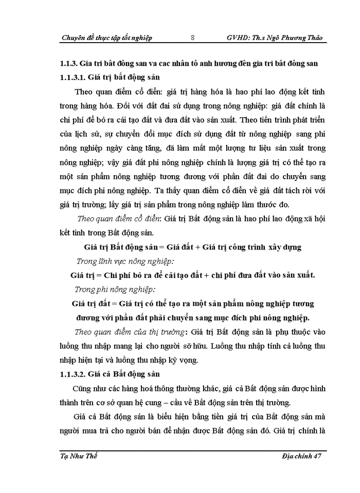 image for page Định giá bất động sản tại Công ty cổ phần Sàn giao dịch bất động sản Việt Nam
