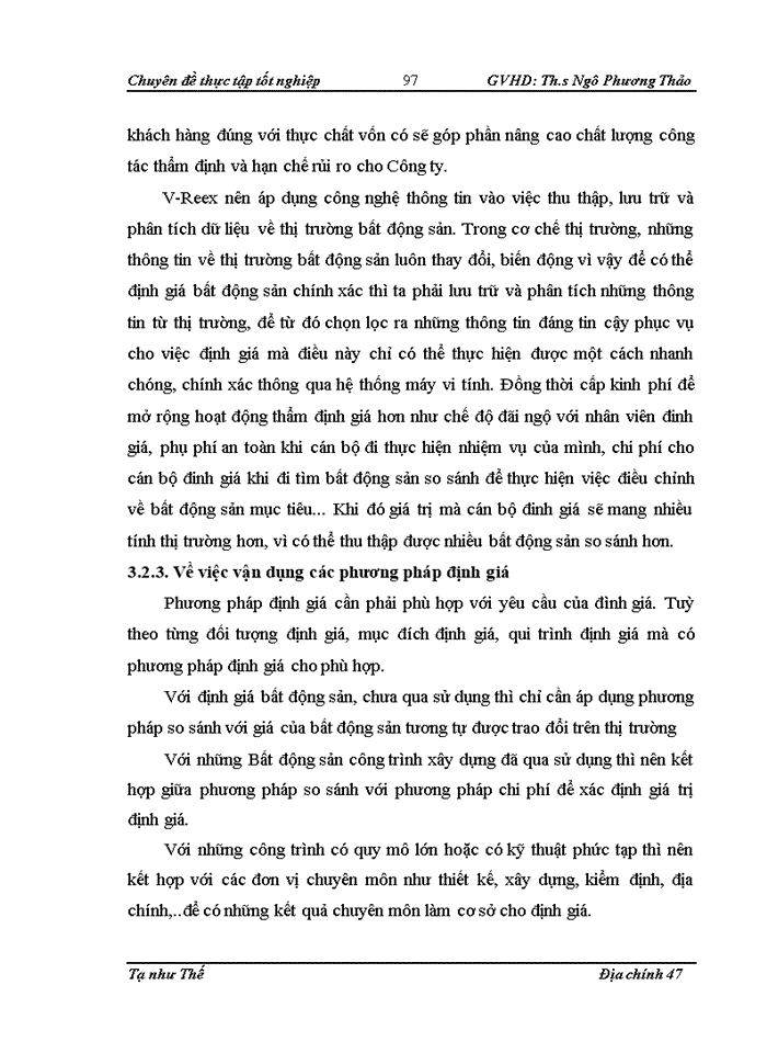 image for page Định giá bất động sản tại Công ty cổ phần Sàn giao dịch bất động sản Việt Nam