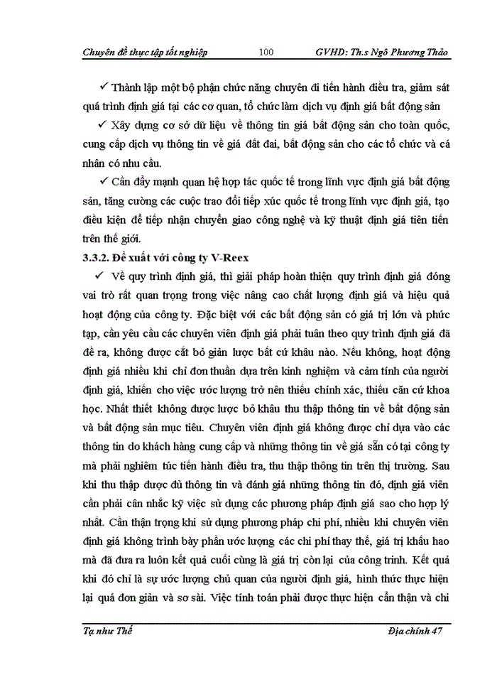 image for page Định giá bất động sản tại Công ty cổ phần Sàn giao dịch bất động sản Việt Nam