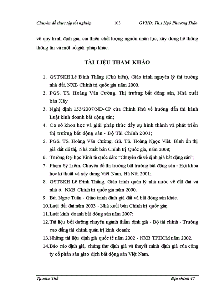 image for page Định giá bất động sản tại Công ty cổ phần Sàn giao dịch bất động sản Việt Nam