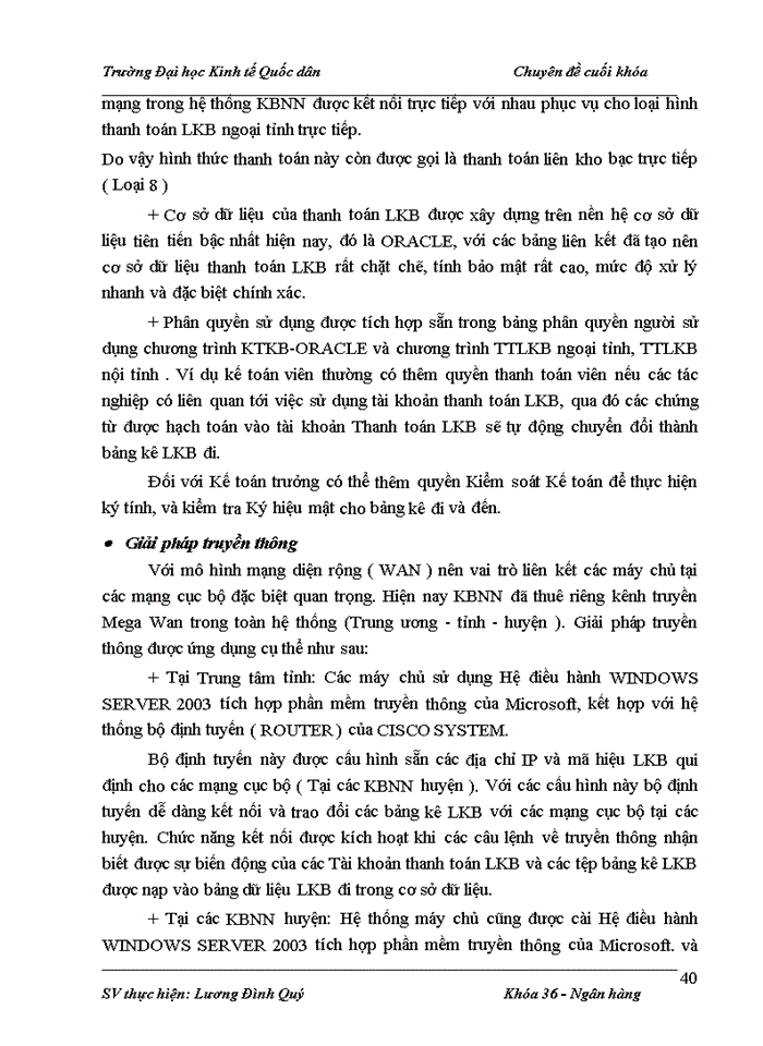 image for page Ứng dụng công nghệ thông tin trong nghiệp vụ thanh toán LKB