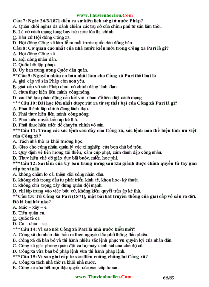 image for page Bài tập trắc nghiệm môn lịch sử lớp 10