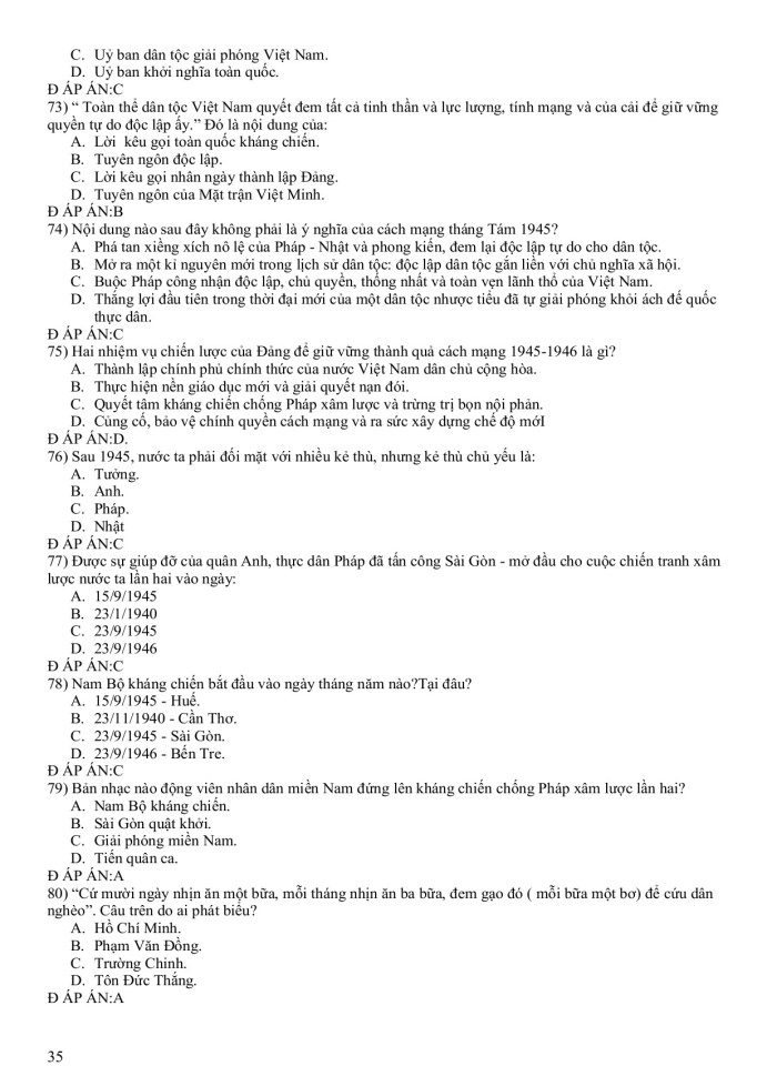 image for page 1200 câu hỏi trắc nghiêm môn lịch sử lớp 12