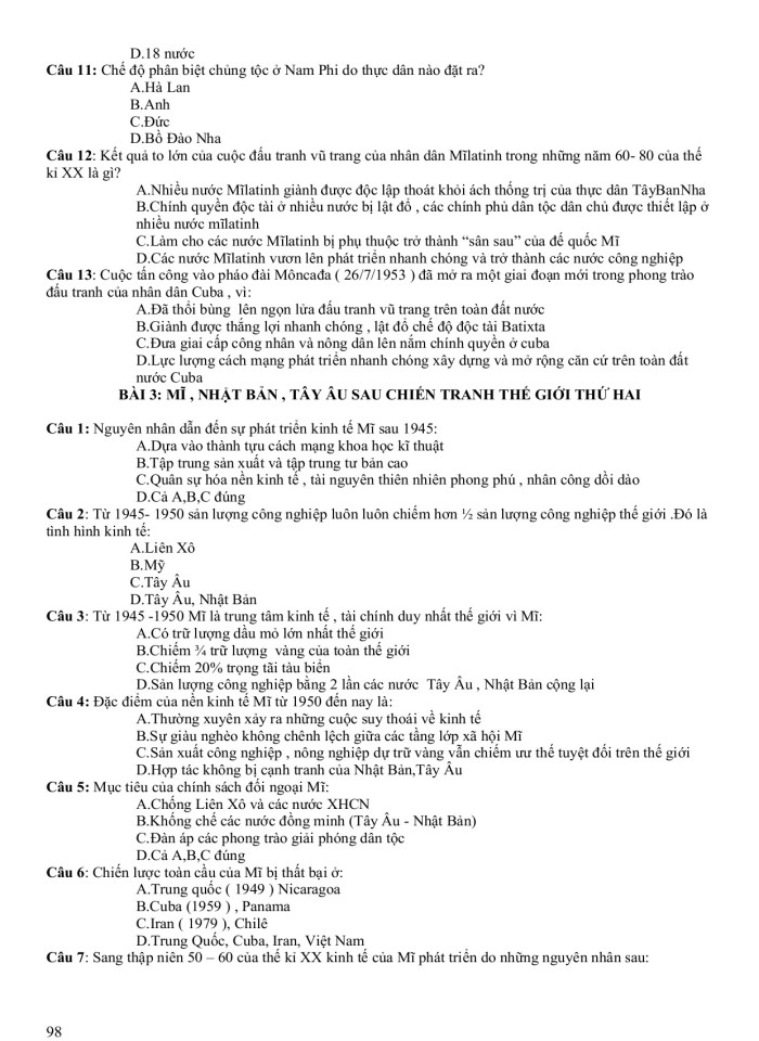 image for page 1200 câu hỏi trắc nghiêm môn lịch sử lớp 12