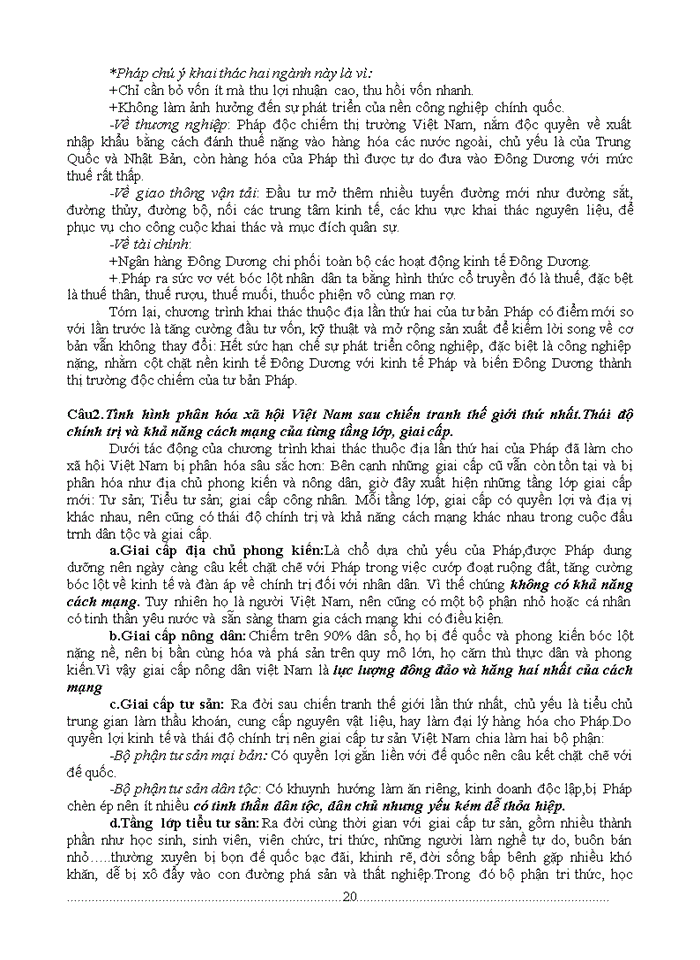 image for page Đề cương ôn tập lịch sử lớp 12