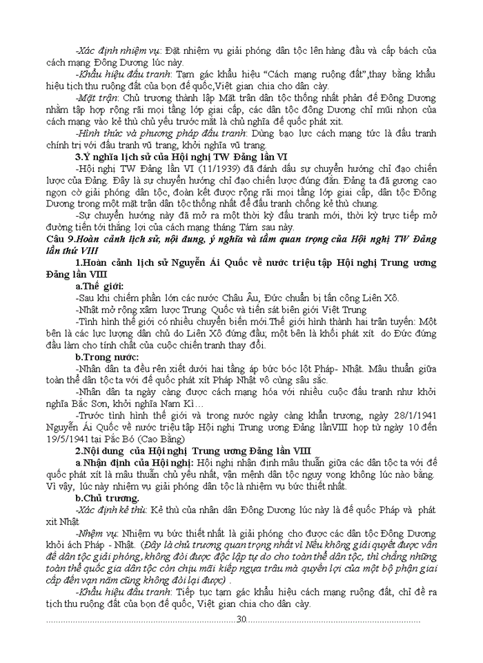 image for page Đề cương ôn tập lịch sử lớp 12