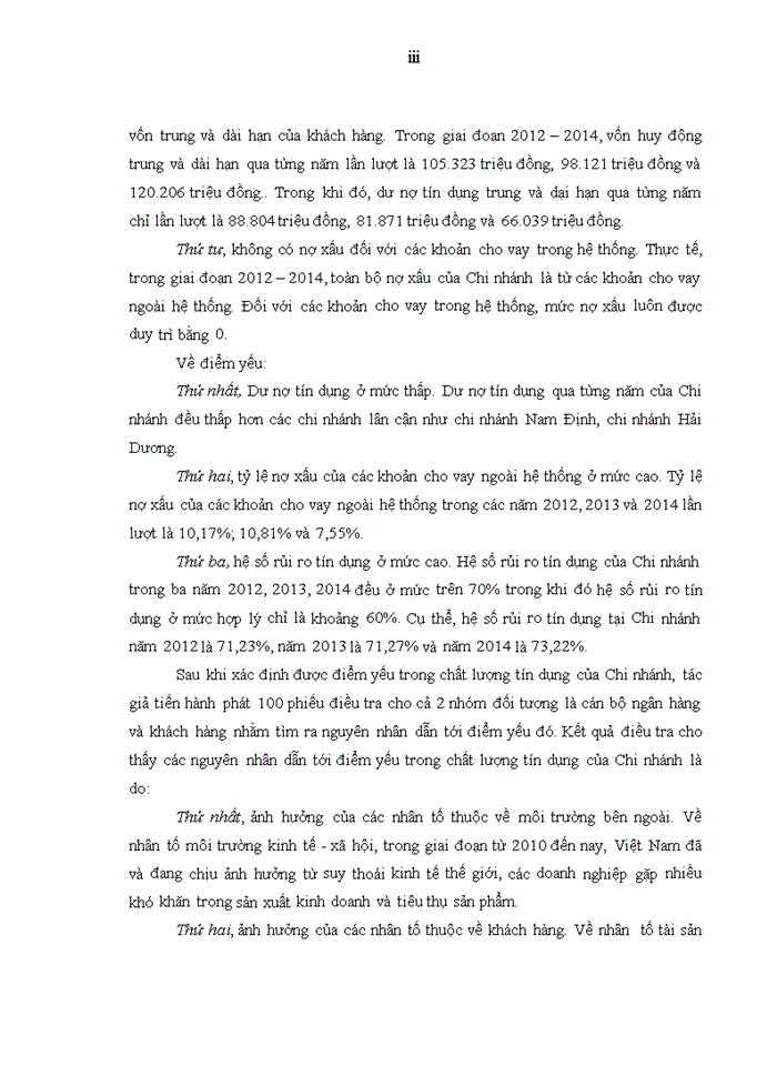 image for page Nâng cao chất lượng tín dụng tại Ngân hàng Hợp tác chi nhánh Thái Bình