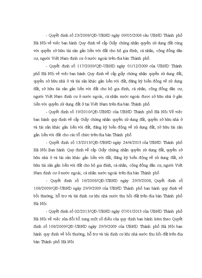 image for page Giải quyết khiếu nại trong lĩnh vực đất đai của UBND Thành phố Hà Nội