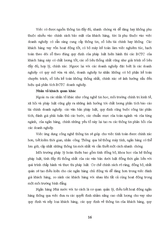 image for page Phân tích báo cáo tài chính doanh nghiệp trong hoạt động cho vay tại Ngân hàng TMCP Công thương Việt Nam – Chi nhánh Hà Nội