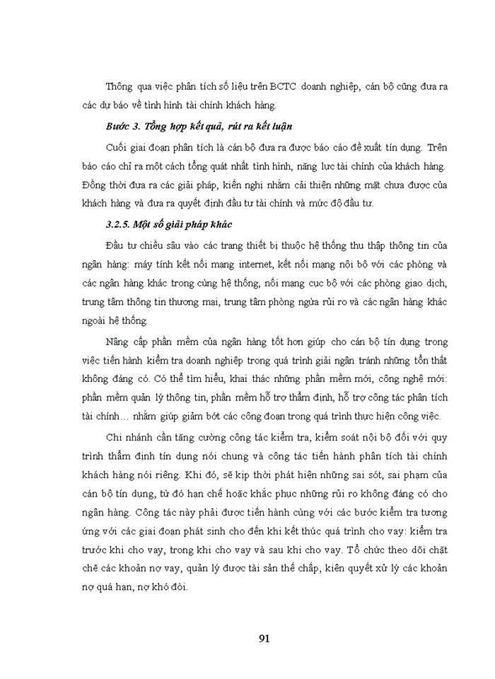 image for page Phân tích báo cáo tài chính doanh nghiệp trong hoạt động cho vay tại Ngân hàng TMCP Công thương Việt Nam – Chi nhánh Hà Nội