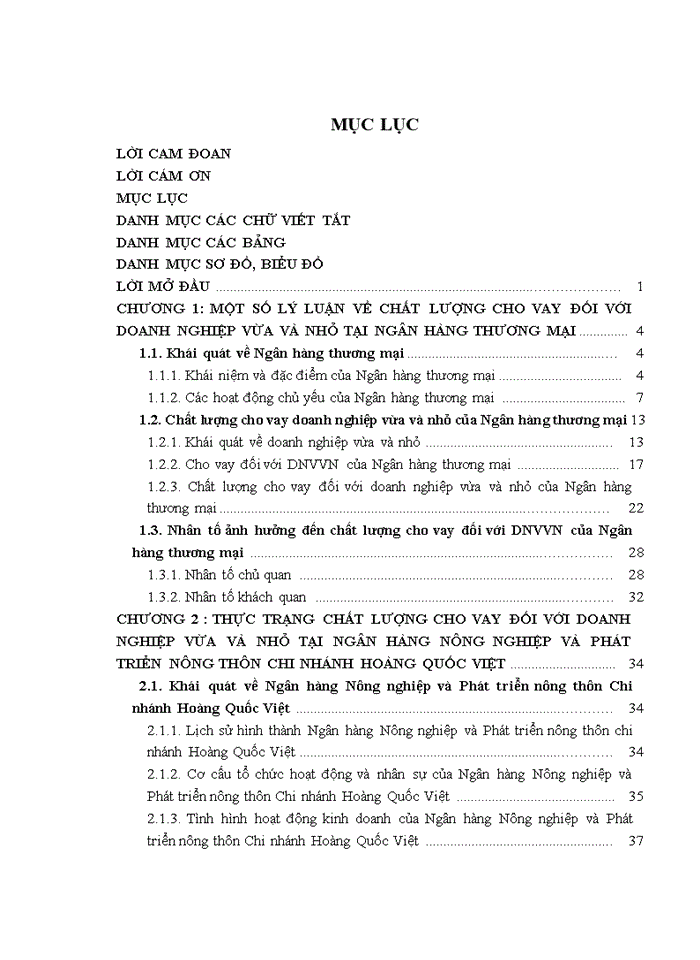 image for page Nâng cao chất lượng cho vay đối với doanh nghiệp vừa và nhỏ của Ngân hàng Nông nghiệp và Phát triển nông thôn chi nhánh Hoàng Quốc Việt