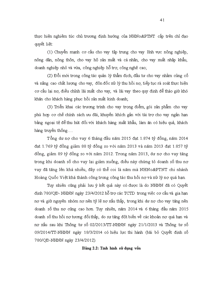 image for page Nâng cao chất lượng cho vay đối với doanh nghiệp vừa và nhỏ của Ngân hàng Nông nghiệp và Phát triển nông thôn chi nhánh Hoàng Quốc Việt