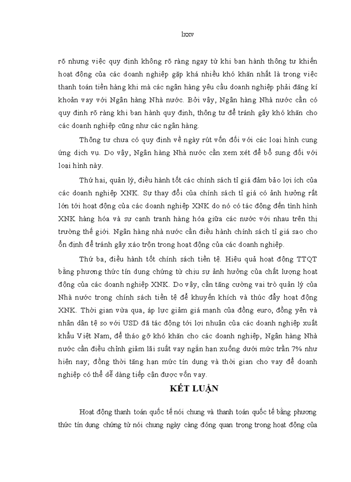image for page Nâng cao hiệu quả hoạt động thanh toán quốc tế bằng phương thức tín dụng chứng từ tại Ngân hàng Thương mại Cổ phần Bưu điện Liên Việt