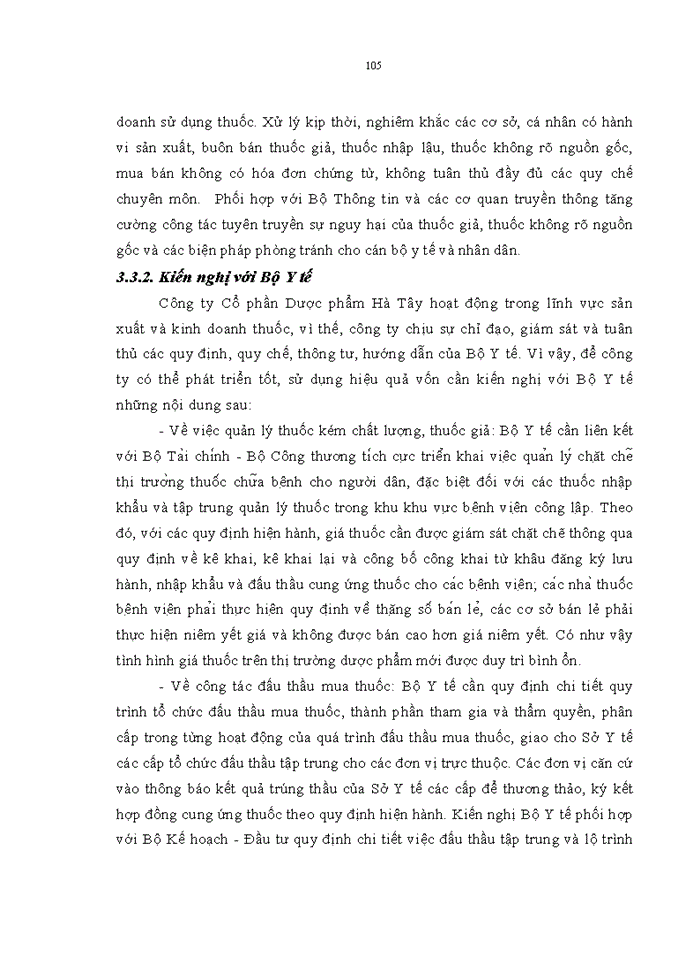 image for page Nâng cao hiệu quả sử dụng vốn tại Công ty cổ phần dược phẩm Hà Tây